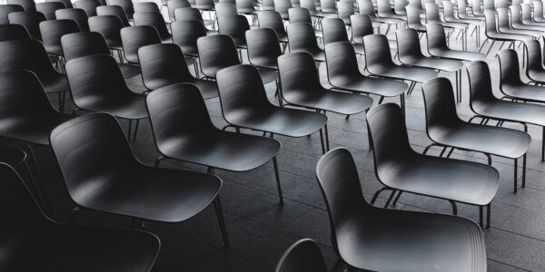 empty chairs and knowing your brands audience