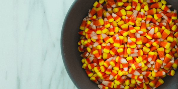 bowl of candy, spooky marketing tactics