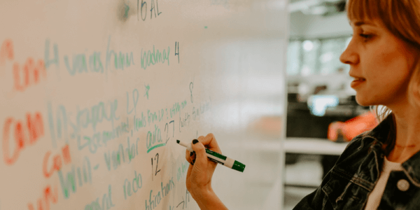 working on marketing plan