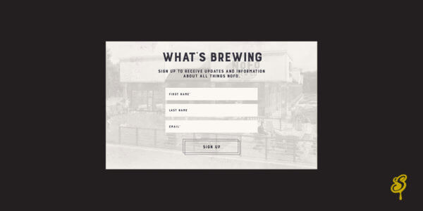 example of simple and intuitive website forms