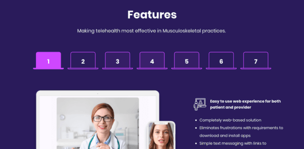 Example from ViewFi's website displaying a lot of content on a webpage