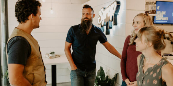 Benj and the team talk through selling B2H - business to human