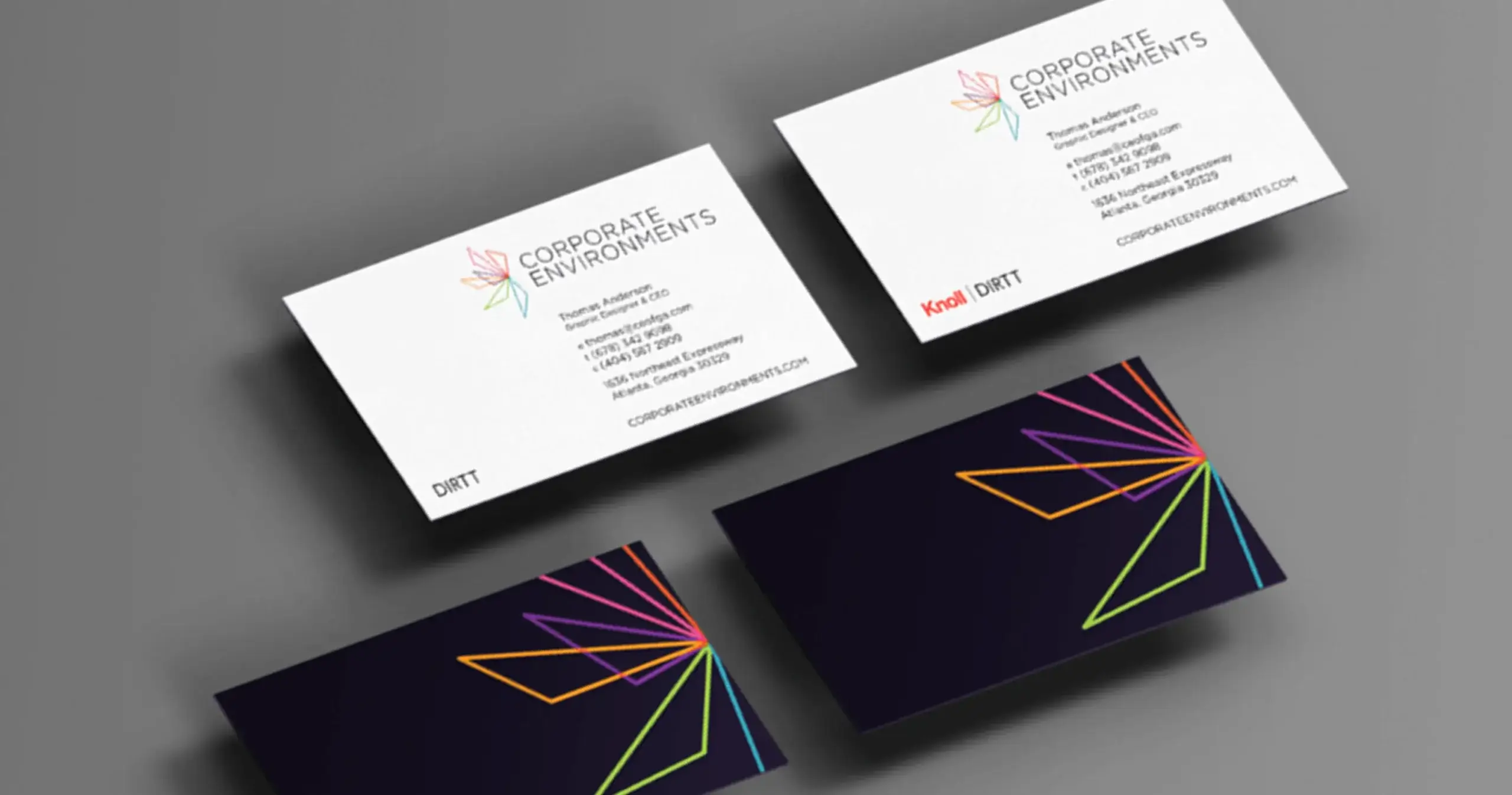 Corporate Environments Business Cards