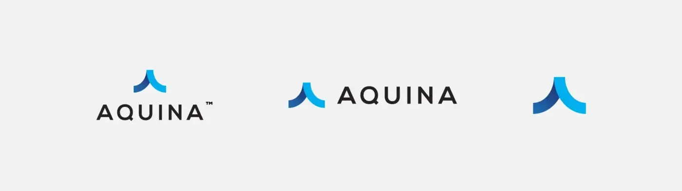 Aquina Logo treatments