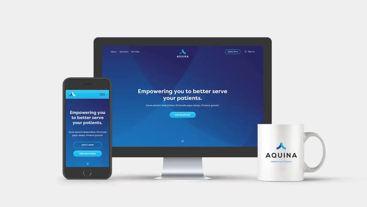 Aquina Website on different devices