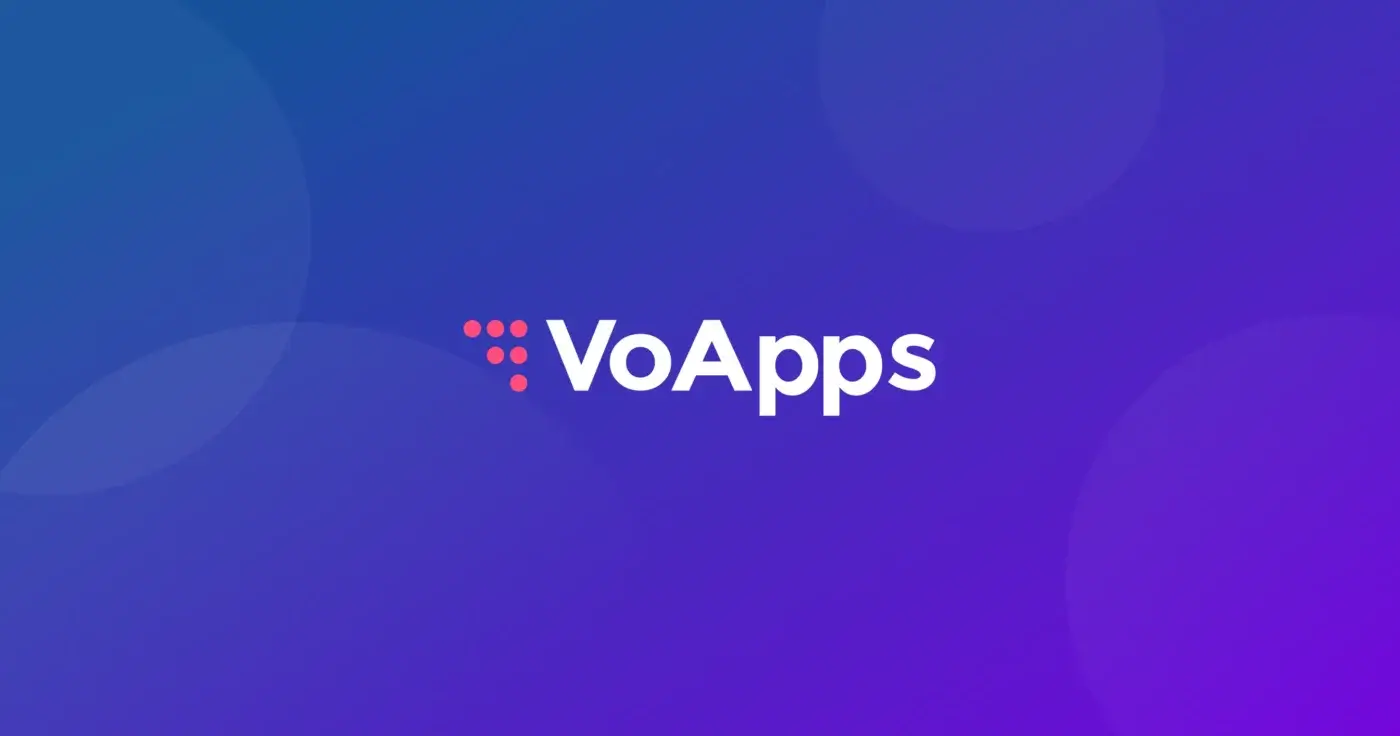 VoApps logo with background