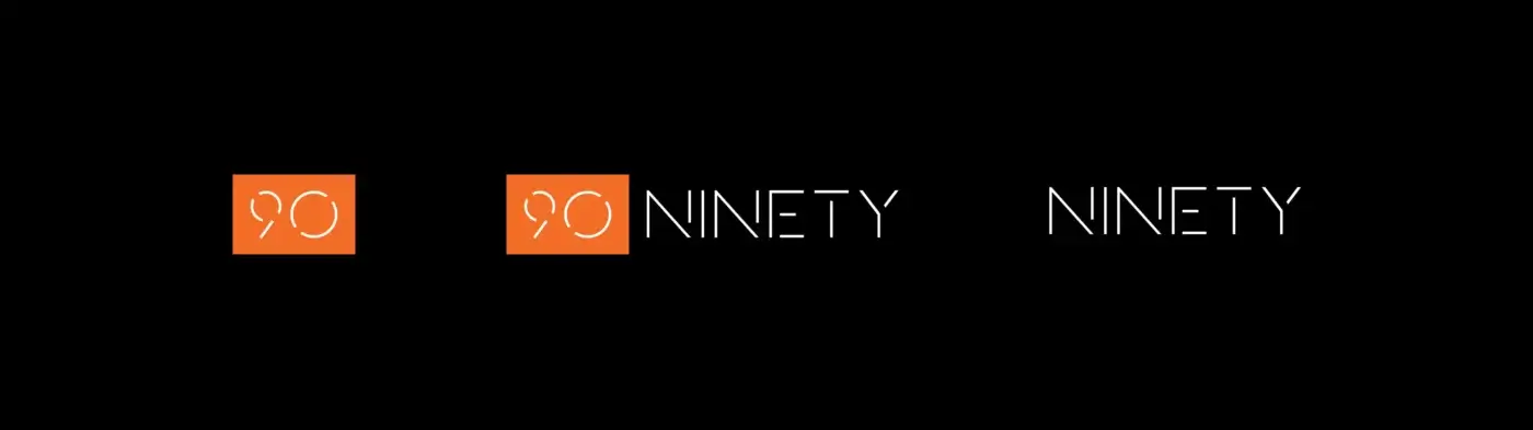 Ninety Logo options