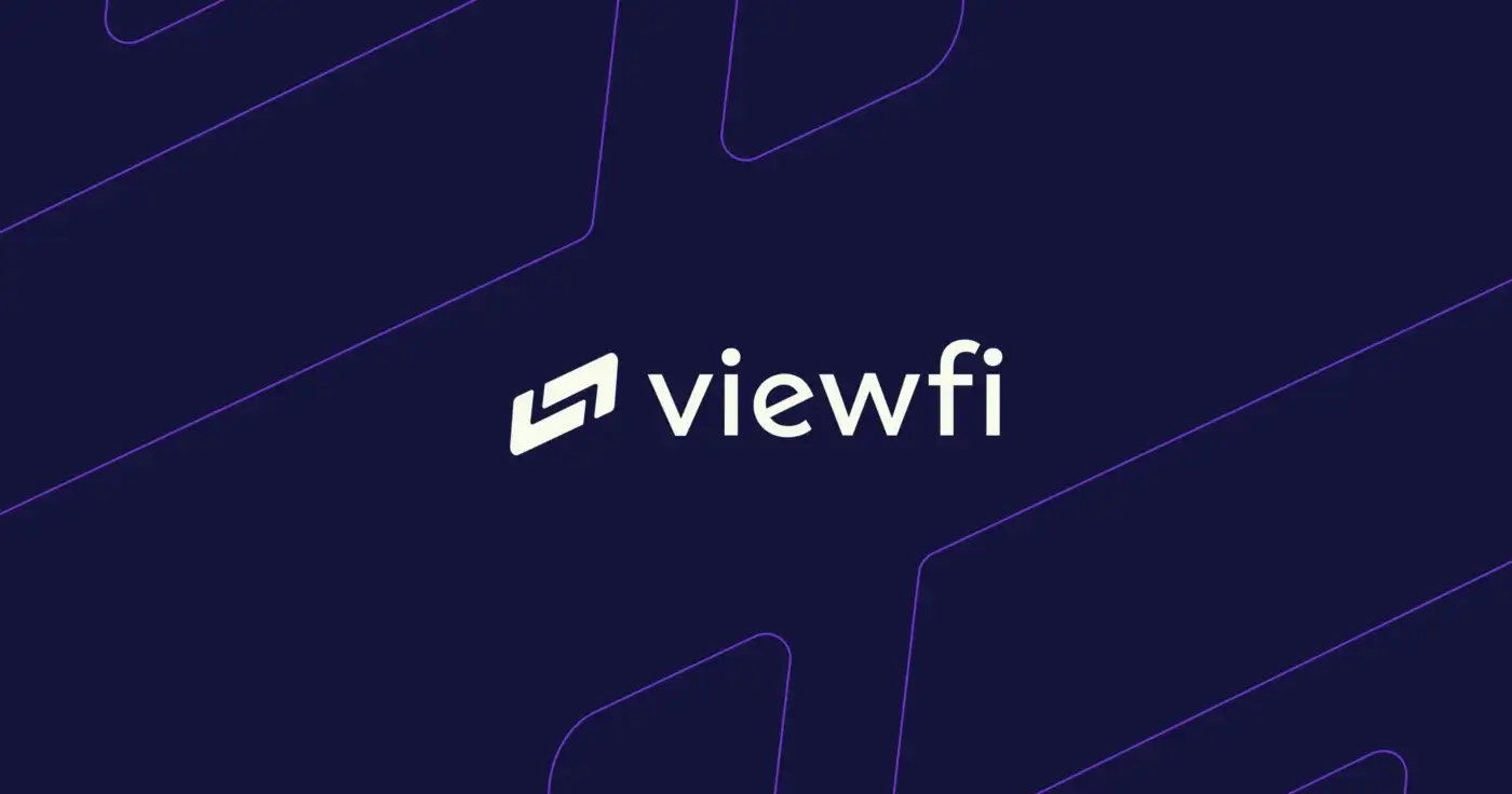 ViewFi Logo on dark background