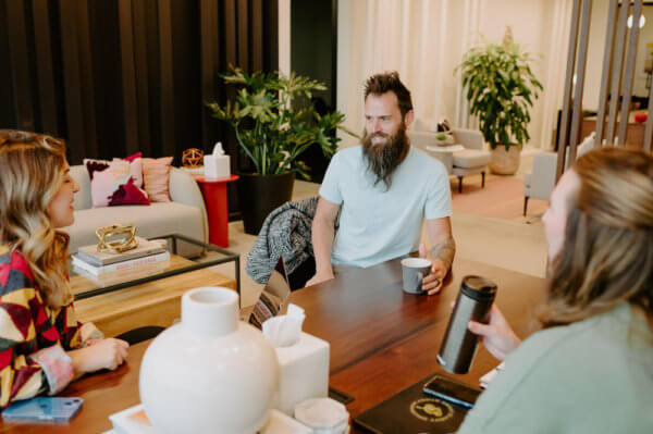 Benj talking to Syrup team about how hiring affects your brand