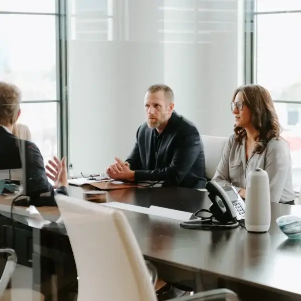 Arkadios Team at conference table
