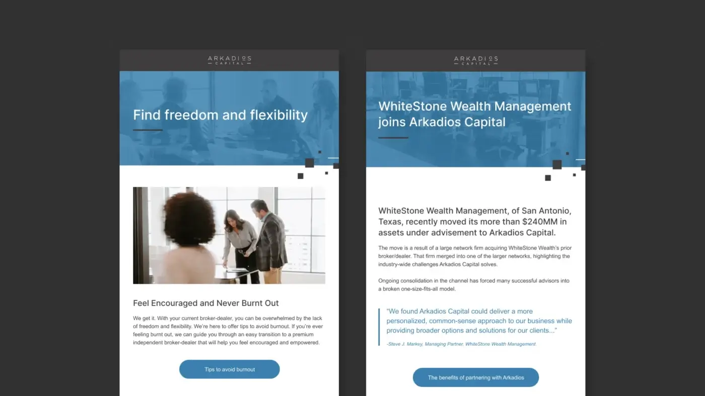 Arkadios Email template