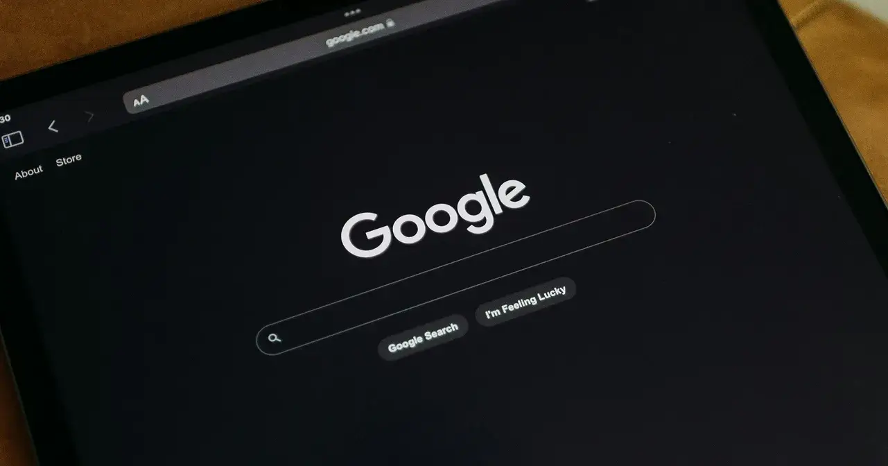 Google search screen