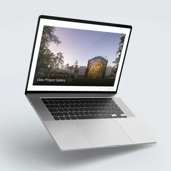 Bennett & Pless Website showing on computer