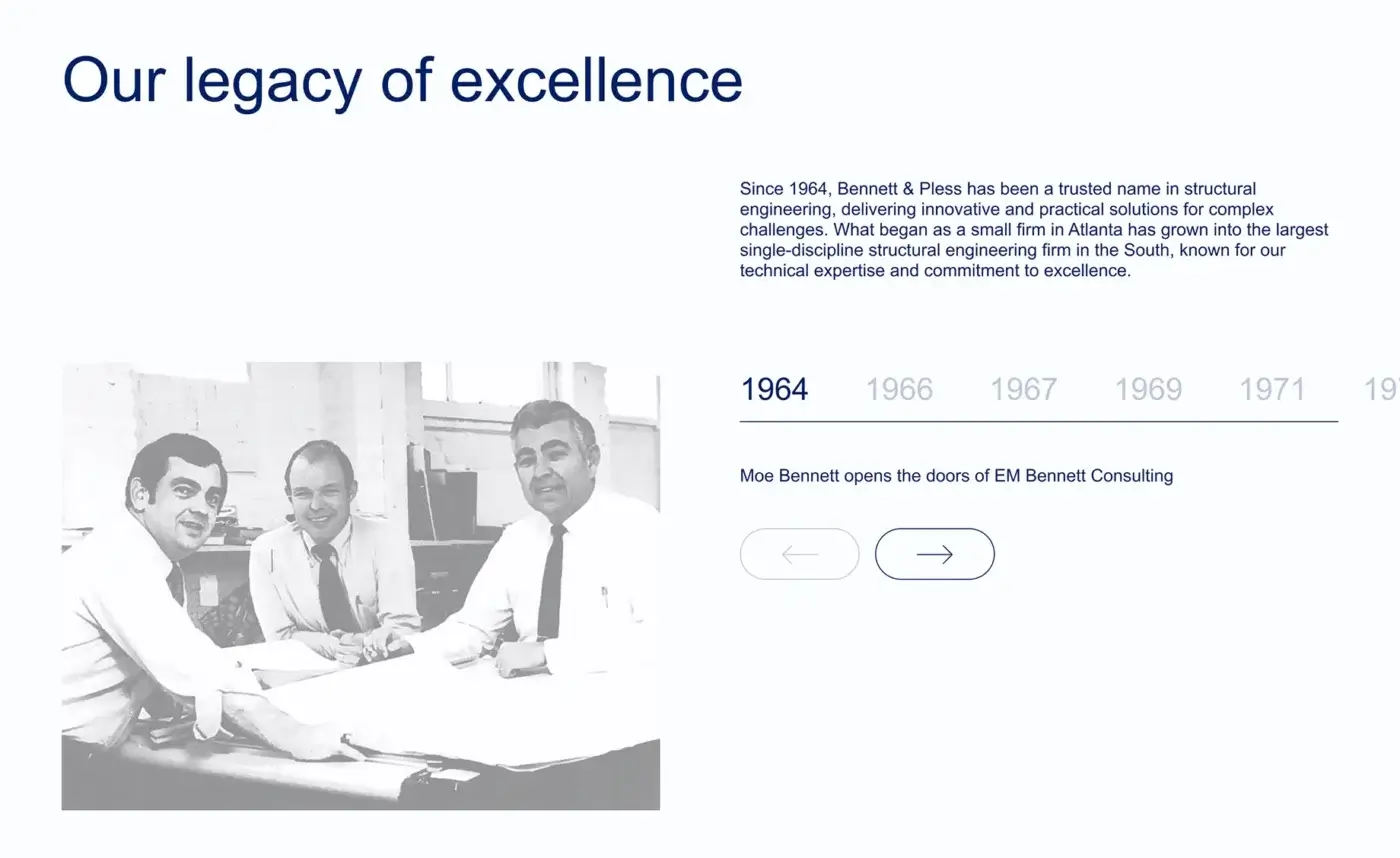 Bennett & Pless Website