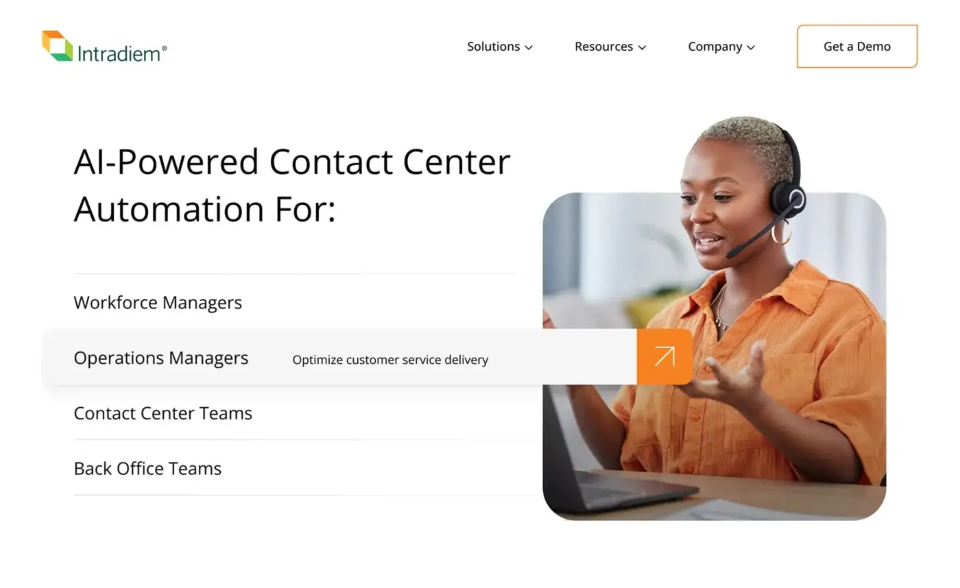 Intradiem Website After