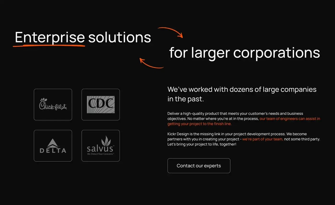 Kickr Design Gallery Image