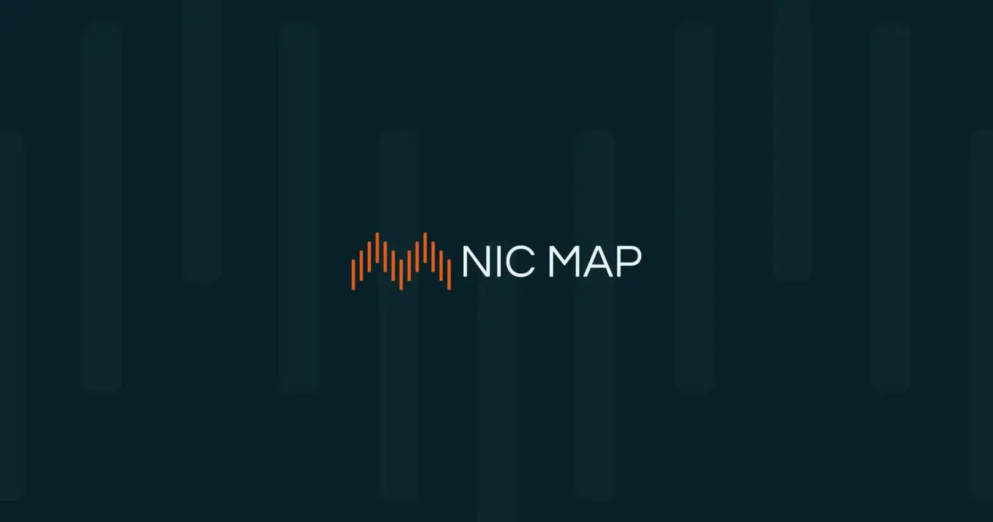 NIC MAP Logo and backgroud