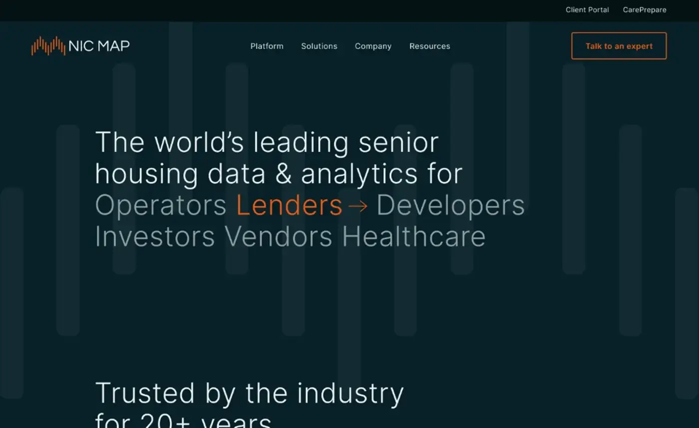 NIC MAP Website After