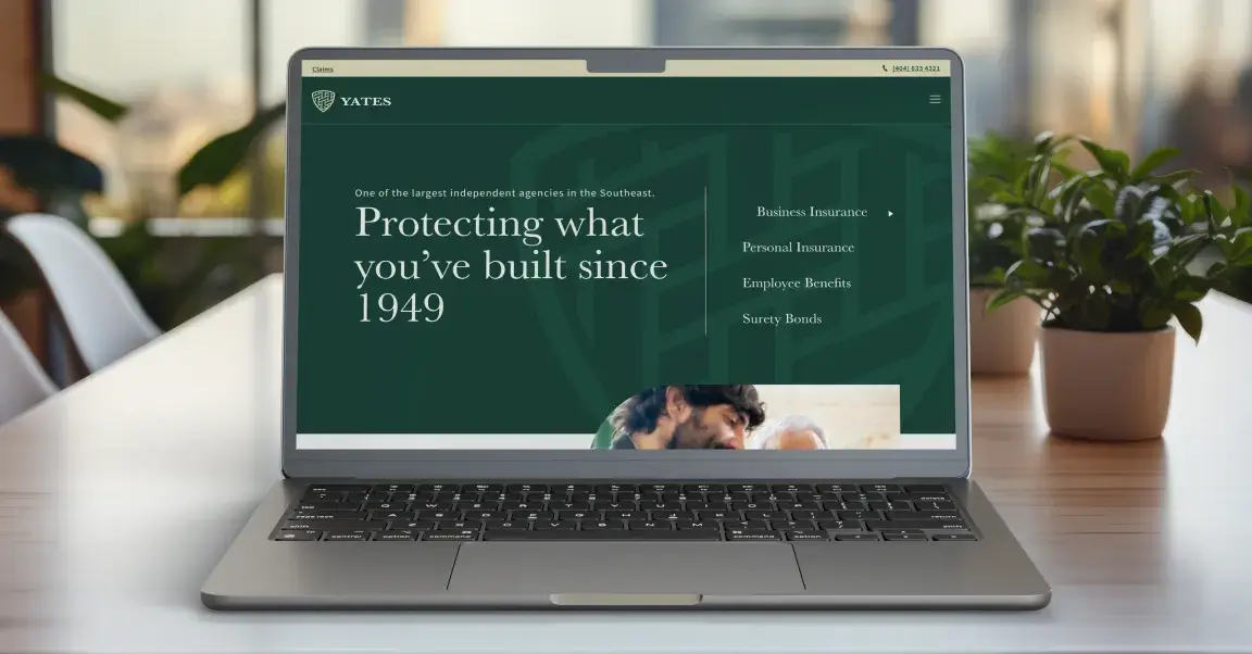 Website Agency Client Work Yates